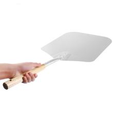 66cm Aluminum Cake Shovel Baking Tools Wooden Handle Pizza Peel Cheese Cutter Peels Lifter Tools Pizza Shovel 2024 - buy cheap