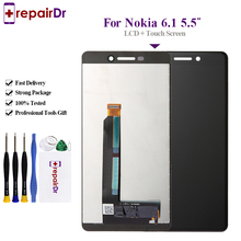 Original Lcd Para O Nokia 6.1 TA-1043 TA-TA 1054-1068 Display LCD Touch Screen Digitador Assembléia 5.5 ''Para Nokia 6 2018 6 II Lcd 2024 - compre barato