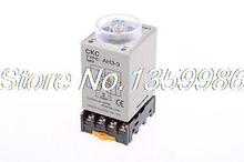 220V Power on delay timer time relay 0-30 second & Base 2024 - buy cheap