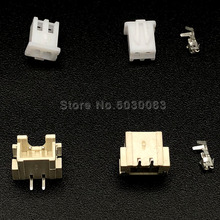 50Sets XH2.54 Vertical 2p 2pin XH 2.54mm Pitch SMD Male female Wire Connector Terminal Kit/Housing/ Pin Header JST TJC 2024 - купить недорого