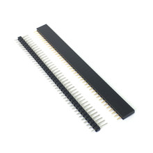 1LOT=20PCS=1x40 Pin 2.54mm Single Row Female 10PCS + Male Pin Header Connector 10PCS 2024 - buy cheap