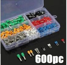 600 Pcs Copper Wire Crimp Tube Connector Spade Insulated Cord End Cable Wire Terminal Kit DIY Hand Tool Set For 22-10AWG 2024 - buy cheap