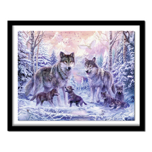 Diamond Embroidery Wolf 5D DIY Diamond Painting Full Square Diamond  Animals Pictures Of Rhinestones Home Decor 2024 - buy cheap
