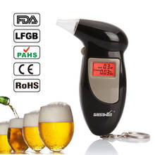 Greenwon Quick Response LCD Alcohol Breath Tester Digital Alcohol Detector Breathalyzer w/Backlight Display Key Chain alcohol 2024 - buy cheap