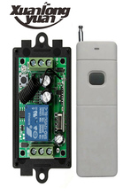 Sistema de interruptor com controle remoto sem fio, longo alcance de 3000m, dc 12v, 1 canais, transmissor + receptor, persianas de portas de garagem, 315/433, 92 mhz