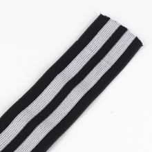 40mm elástico negro de poliéster gris apliques cinta banda de cinta de cinturón de accesorios para disfraces 20yd/T1249 2024 - compra barato