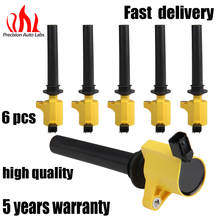 PRECISION AUTO LABS Ignition Coil Set of 6pcs Coils for Ford Freestyle Mercury for Mazda 3.0L DG500 V6 2024 - buy cheap