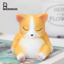 Roogo Sleeping Cat Home Decoration Accessories Resin Creative Miniature Figurines Sleepy Animal Baby Room Ornaments Kids Gift 2024 - buy cheap