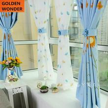 2015 New Pastoral Shading Cotton Embroidery Curtain Customization Bedroom Balcony Children Room Curtains For Living Room 2024 - buy cheap