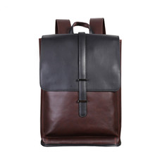 Vintage Leather Men Backpack Crazy Horse Leather Men's Back Bag Men Business Office Travel Bags Schoolbag Simple Laptop Backpack 2024 - buy cheap