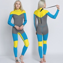 Lady Long Sleeves 3MM Scuba Diving Suit Women One Piece Wetsuit Swimsuit Swimwear 2024 - buy cheap