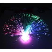 Color Changing LED Fiber Optic Night Light Lamp Colorful Stand Home Decor 2024 - buy cheap