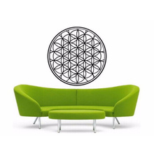 New Flower of Life Decal | Rainbow Vinyl Wall Sticker | Sacred Geometry |Holographic 56X56CM 2024 - buy cheap