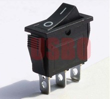 KCD1-01W Black Button 3 Winding Pins High Quality Rocker Switch For Hair Dryer Toggle Switch 21*15mm 100pcs/bag 2024 - купить недорого