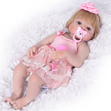 23 Full силиконовые куклы для новорожденных и малышей детские игрушки-reborn lifelike lol Оригинальный винил новорожденных купаться принцесса малыша Brinquedos игрушка 2024 - купить недорого