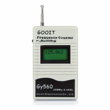 Портативный счетчик частоты Mini GY560, 50 МГц-2,4 ГГц, УВЧ/УВЧ, для раций, любительской радиосвязи, ЖК-дисплей GY560 2024 - купить недорого