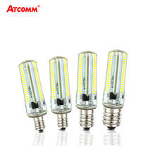 Ampolla de luz LED E11, E12, E14, E17, 64, 152 LED, diodo de maíz, La lampadina, 110V, 220V, foco LED regulable 2024 - compra barato