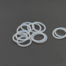 20pcs 5mm wire diameter white silicone O-ring outer waterproof insulation rubber band 16mm-25mm outer diameter 2024 - buy cheap