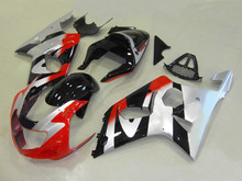 Prata vermelho preto Carenagem kit para SUZUKI 2000 2001 2002 GSX-R1000 GSXR1000 00-02 GSXR1000 K2 00 01 02 carenagens set + presentes 2024 - compre barato