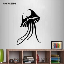 JOYRESIDE Jellyfish Tentacles Wall Deep Sea Ocean Decals Vinyl Sticker Design Interior Bedroom Bathroom Decoration Mural A1628 2024 - buy cheap