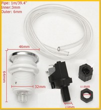 Waste Garbage Disposal Disposer Air Switch Button With Air Hose & Self-Lock Set 2024 - buy cheap