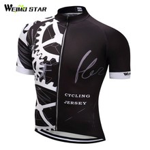 Cycling Jersey WEIMOSTAR Men Bicycle Short Sleeve Gear Racing Sport mtb Men Breathable Bike Jersey Bicycle Clothing Wear 2024 - buy cheap