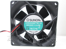 Free Shipping SUNON KDE2408PTB1-6 DC 24V 3.4W server cooling fan 8cm 8025 80x80x25mm 80mm wholesale 2024 - buy cheap