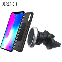 JEREFISH Magnetic Car Phone Holder Air Vent Car Phone Stand Magnet Mobile Holder Support Heatproof Car Mount Holder for iPhone 2024 - buy cheap