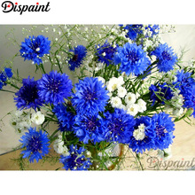 Dispaint Full Square/Round Drill 5D DIY Diamond Painting "Blue flower" Embroidery Cross Stitch 3D Home Decor A10294 2024 - buy cheap