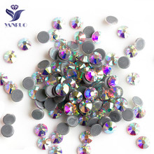 YANRUO-diamantes de imitación 2058HF SS16, Cristal AB HotFix de 3,8-4,0mm, cristales y piedras de hierro sobre diamantes de imitación para ropa 2024 - compra barato