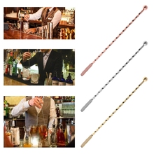 VFGTERTE 1PC Swizzle Sticks  Stainless Steel Muddler Threaded Swizzle Stick Coffee Cocktail Stirring Bar Tool 2024 - buy cheap