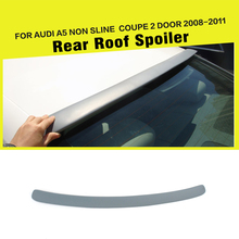 PU Unpainted Gray Primer Auto Car Roof Wing Spoiler Window Lip for Audi A5 Coupe 2 Door 2008 - 2013 2024 - buy cheap