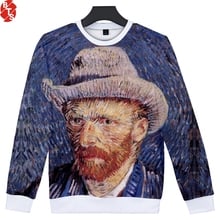 Van Gogh 3D Printed 2018 New Fashion Sweatshirts Women/Men Long Sleeve O-Neck Sweatshirts Trendy Casual CLothes Plus Size 4XL 2024 - buy cheap