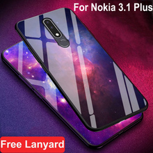 Coque For Nokia 3.1 Plus case tempered glass + soft edge cover 6.0'' For Nokia 3.1Plus glass case Nokia3.1Plus cases phone shell 2024 - buy cheap