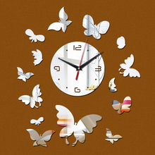new time-limited limited Yes mirror wall clock clocks acrylic safe Living Room design quartz watch sticker 2024 - buy cheap