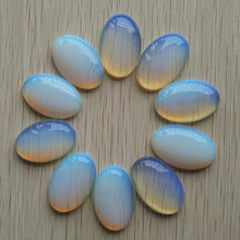 2016 fashion hot sell good quality opal stone Oval CAB CABOCHON stones beads 20x30mm 10pcs/lot Wholesale Free shippingshipping 2024 - buy cheap