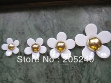 many styles daisy flower  flat back  flowers 20pcs for DIY brooch decoration (4sizes mixed, 40mm,30mm,25mm,20mm) 2024 - buy cheap
