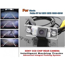 Smart Tracks Camera For Skoda Fabia 6Y 5J MK1 MK2 1999 ~ 2015 HD CCD Intelligent Dynamic Tragectory Parking Car Rear View Camera 2024 - buy cheap