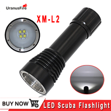 Scuba Diving Flashlight L2 Underwater video light LED photography torch 26650 battery waterproof Dive Lantern lamp led Tactical 2024 - buy cheap