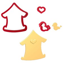 Christmas House Elk Cookie Cutter Gingerbread House Biscuit Cutter DIY Combination Set Cookie Mould for Christmas Baking Cake 2024 - buy cheap