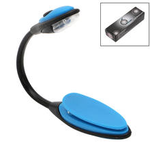 Flexible and Adjustable Mini Striking White LED Clip Booklight Portable Travel Book Reading Light Lamp 2024 - buy cheap