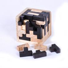 Brinquedo montessori de quebra-cabeça de madeira, brinquedo educativo para crianças, aprendizado inicial 2024 - compre barato