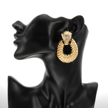 Модные металлические серьги-гвоздики золотого цвета в стиле панк для женщин, массивные украшения, простые геометрические серьги-гвоздики 2022 - купить недорого