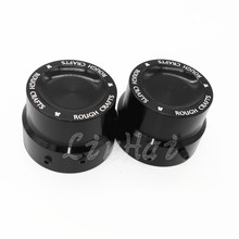 1Pair Black CNC Aluminum RC Front Axle Cover Cap Nut For Harley Sportster XL883 XL1200 2024 - buy cheap