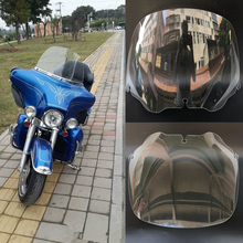Motorcycle 13" Transparent Windscreen Windscherm Windshield For Harley Touring Street Glide Electra Ultra Classic 1996-2013 2024 - buy cheap