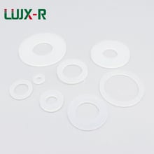 LUJX-R Height 2mm 10pcs Pressure Gauge Silicone Flat Gasket Oil Seal White VMQ Washer O Shape Rings  OD5/6 Sealing Gaskets 2024 - buy cheap