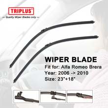 Wiper Blade for ALFA ROMEO BRERA (2006-2010) 1 set 23"+18",Flat Aero Windscreen Wiper,Boneless Windshield Soft Wiper Blades 2024 - buy cheap
