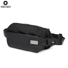 OZUKO New Men Waist Pack Money Fashion Phone Belt Bag Multi-functional Sport Waist bag Fanny Pack Waterproof Travel Shoulder Bag 2024 - buy cheap