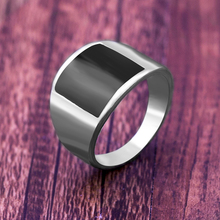 Мужское классическое кольцо с серебряным покрытием, Крутое Винтажное кольцо с круглой глазурью, Размер 8 9 10 11, 2018 2024 - купить недорого