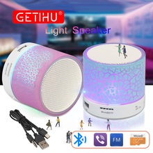 GETIHU Wireless Portable Bluetooth Speaker Mini LED Music Audio TF USB FM Stereo Sound Speaker Phone Computer column For Xiaomi 2024 - buy cheap